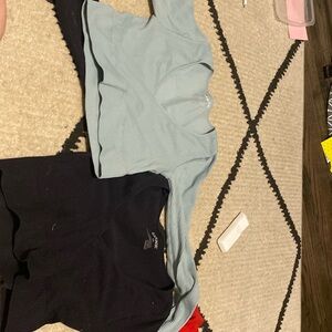 2 long sleeve garage tops